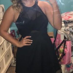 Sexy black dress